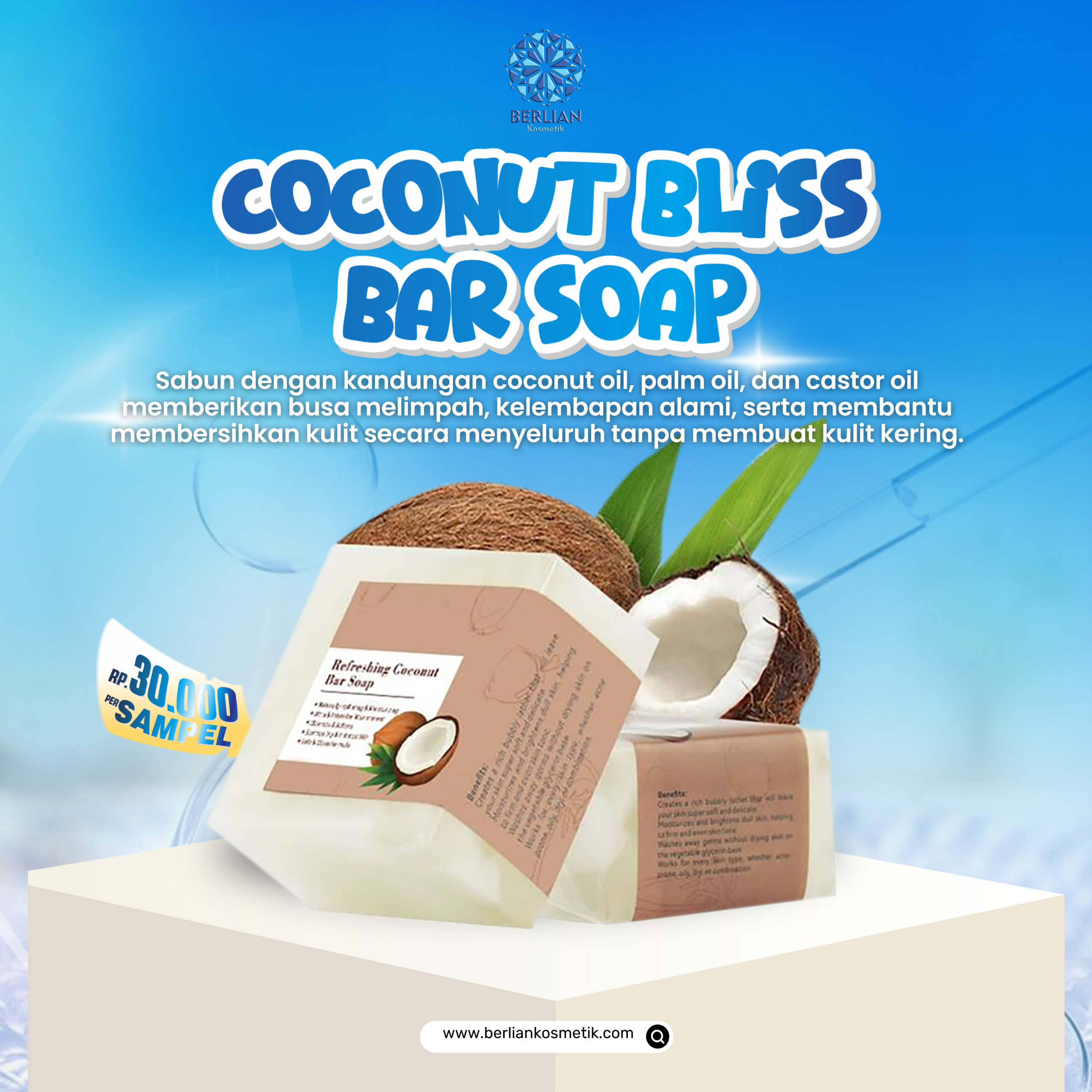 Coconut Bliss Bar Soap
